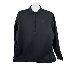 Nike Golf Men's Black 1/4 Zip Pullover Long Sleeve Athletic Shirt XL